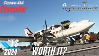 Is the Flysimware Cessna 414 Chancellor Worth It in Microsoft Flight Simulator 2024?