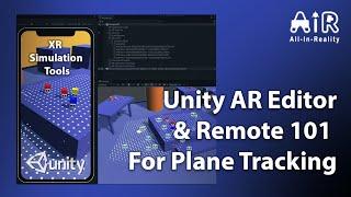 Free AR Editor Remote for Plane Tracking || XR Simulator Tools || Unity3D || AR Foundation