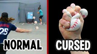 Pitching With The World's Weirdest Baseball