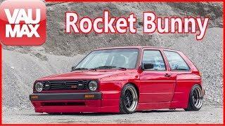 Verboten breit! VW Golf 2 Rocket Bunny - Sebastian Strasser und sein MK2 VR6 by VAU-MAX.tv