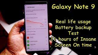 Galaxy Note 9 - 11 Hours of screen on time in 2 days normal use (Real life battery backup test)