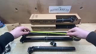 Brand-X dropper seat post, how to measure for your bike.