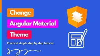 How to change Angular material theme?