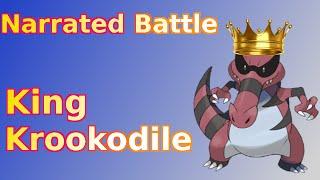 Narrated Pokemon battle #9:King Krookodile