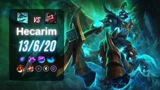 HECARIM JUNGLE vs GRAVES - EUW LoL Challenger Patch 14.3