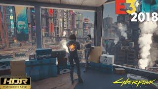 [1080p60fpsHDR] E3 2018 Mods for CyberPunk 2077 in Action [Path Tracing Enabled]