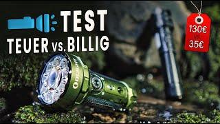 OLIGHT MARAUDER MINI vs. China Lampe | Teurer gleich besser? | Taschenlampen Test