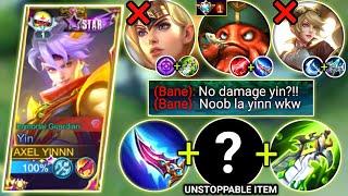 HYPER YIN VS HYPER BANE | INSANE BATTLE | NEW BEST BUILD & EMBLEMS FOR YIN 2023 | MOBILE LEGENDS