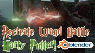 Recreate the Wand Battle from Harry Potter! - Blender VFX Tutorial!