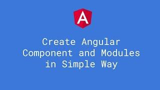 angular cli generate component module and service