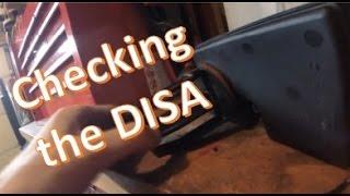 How to check the Disa valve on an e46