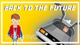 HOW TO DRAW BACK TO THE FUTURE - DIGITAL ART