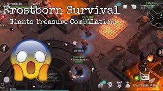 Frostborn Survival- Giants Treasure Compilation