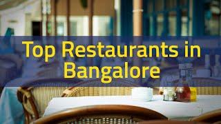 Top Restaurants in Bangalore