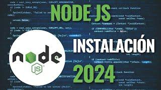 como Instalar Node JS en Windows en 2024