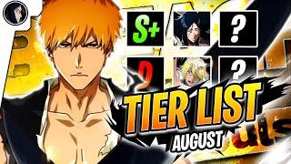 BEST CHARACTERS TIER LIST !! EVERY ATTRIBUTE | AUGUST 2023 - Bleach Brave Souls