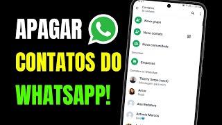 COMO APAGAR CONTATOS DO WHATSAPP