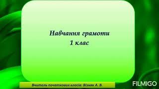 Урок з навчання грамоти. 1 клас. Буква Ю. Вчитель Візняк Анастасія Василівна.