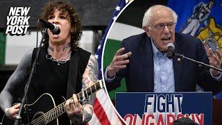 Trans singer who performed at Sanders rally slammed over ‘pure evil’ and ‘anti-Christian’ lyrics