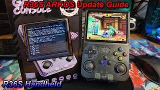 Retro Console R36S Handheld ArkOS Update Anleitung Deutsch