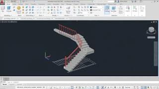 Thực hành AutoCAD 3D - Vẽ cầu thang 3D trong AutoCAD