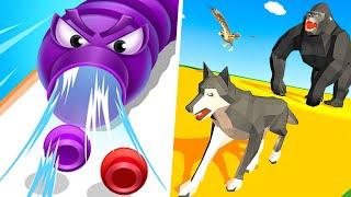 Pop Tube Run | Epic Animal Hop & Smash Run 3D - Gameplay Walkthrough Max Levels (Part 1)