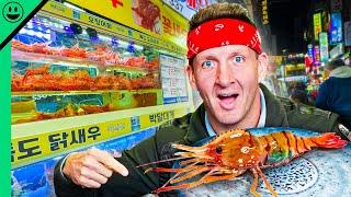 Korea’s Seafood Street Food!! Super RARE Sea Creatures!!