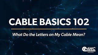 Cable Basics 102: What Do the Letters on My Cable Mean?