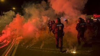 Erneut Krawalle vor Notunterkunft für Migranten in Heidenau