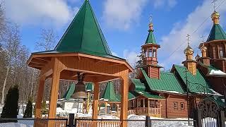 The church at the churchyard of Sarov Russia v. 2