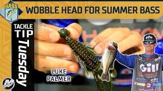 Fishing a wobble head with soft plastics in the summer