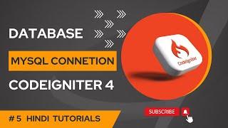 Database Connection in Codeigniter 4
