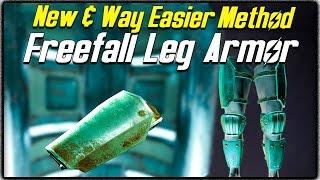 Fallout 4 NEW EASY METHOD TO GET FREEFALL LEG ARMOR! Rarest Item in the Game!