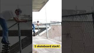 Tallest Skateboard Stack World Record