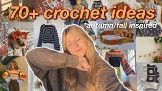 70+ AUTUMN/FALL CROCHET IDEAS (somewhat beginner friendly)