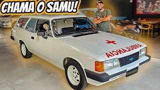 Chevrolet Caravan Ambulância 1989 - Seu pai nasceu dentro desse carro!