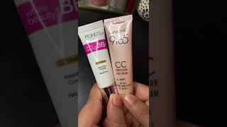 Lakme cc vs Pond's bb cream / Lakme 9to5 cc (bronze) and Pond's bb (medium) cream