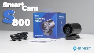 EMEET SmartCam S800 Unboxing & Quick Review: Clear Streaming Starts With This Webcam