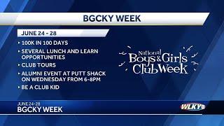 Boys and Girls Club Kentucky Week in Louisville area