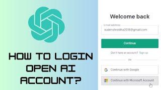How to Login Openai Account? Openai Sign In