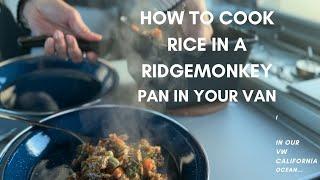 How to Cook Perfect Rice in a VW California Campervan | Ridgemonkey Pan Recipe