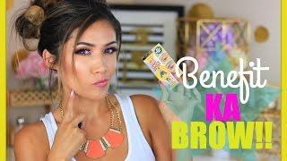 NEW!! Benefit Ka Brow Review I  Comparison to ABH Dipbrow