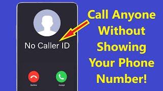 Secret Code to Call Anyone Without showing Your Phone Number!! - Howtosolveit