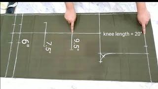 Step by step बिना scale (leg Shaper ) के plazo pant की cutting व stitching for beginners