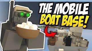 THE MOBILE BOAT BASE - Unturned Mobile Base | The Best Vehicle!