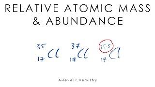 Relative Atomic Mass & Abundance - A-level Chemistry