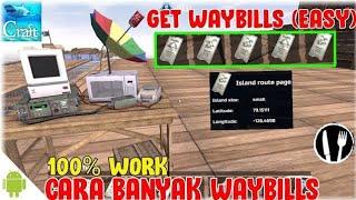 How To Get Waybills In Survival On Raft Crafting In The Ocean - Survival & Craft Multiplayer
