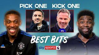 Neville vs Carragher! Footballers rate who is the better pundit! | feat. Martial, Richards & more