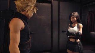 Cloud and Tifa’s alone at last scene. All options.