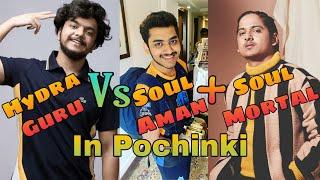 Hydra Guru Vs Soul Mortal & Soul Aman In Pochinki | Shaktimaan Gaming